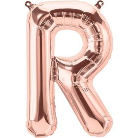 R Harf Gold 40 cm Folyo Balon