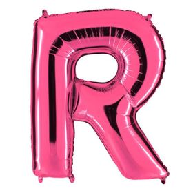 R Harf Pembe 100 cm Folyo Balon