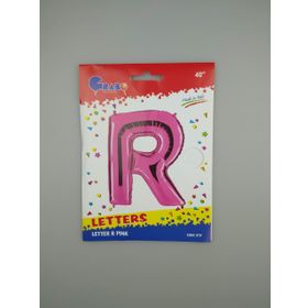 R Harf Pembe 100 cm Folyo Balon