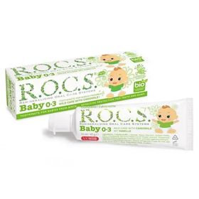 R.O.C.S. 4607034471590 35 ml Baby 0-3 Yaş Papatya Özlü Yutulabilen Diş Macunu