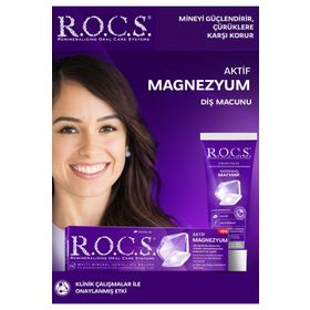 R.O.C.S. 94 gr Aktif Magnezyum Besleyici Diş Macunu