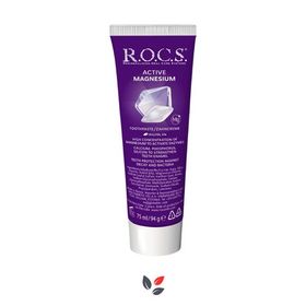R.O.C.S Aktif Magnezyum Dis Minesi Besleyici Florursuz 75 ml Diş Macunu