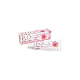 R.O.C.S. Baby 45 gr 0-3 Yaş Elma Püresi Tadında Florürsüz Bebek Diş Macunu