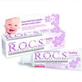 R.O.C.S. Baby 45 gr 0-3 Yaş Ihlamur Özlü Florürsüz Bebek Diş Macunu