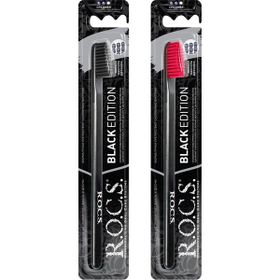 R.O.C.S Black Edition 2 Adet Diş Fırçası