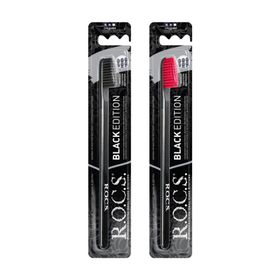 R.O.C.S Black Edition 2 Adet Diş Fırçası