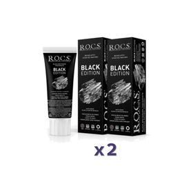 R.O.C.S. Black Edıtıon Kömür Beyazlatıcı 2x60 ml Diş Macunu