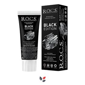 R.O.C.S Black Edition Kömür Özlü Beyazlatıcı 60 ml Diş Macunu