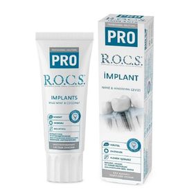 R.O.C.S Implant Nane ve Hindistan Cevizi 60 ml Diş Macunu