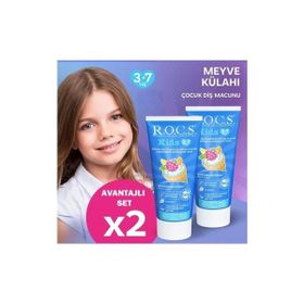 R.O.C.S Kids 4-7 Yaş Meyveli 2x35 ml Çocuk Diş Macunu