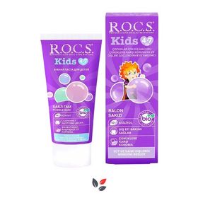 R.O.C.S Kids 4-7 Yaş Meyveli Çocuk Balon Sakızı 35 ml Diş Macunu