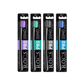 R.O.C.S. Pro Black 5940 Kıl Soft 4'lü Diş Fırçası