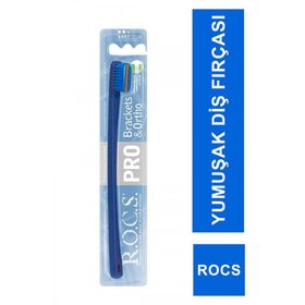 R.O.C.S Pro Ortho Braket Mavi Diş Fırçası