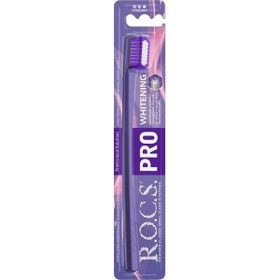 R.O.C.S. Pro Whitening Orta Sert Mor Beyazlatıcı Diş Fırçası