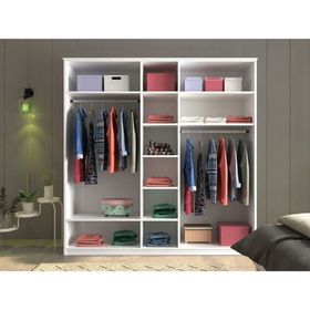 Rabi Beyza Country Mega 5 Kapaklı Gardırop