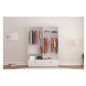 Rabi Elif Modern 4 Kapak 2 Çekmeceli Gardırop