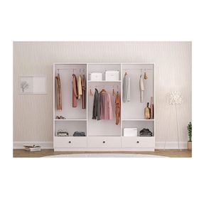 Rabi Elif Modern 6 Kapak 3 Çekmeceli Gardırop
