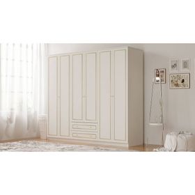 Rabi Gold Country 6 Kapaklı 2 Çekmeceli Gardırop Dolap