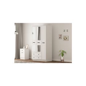 Rabi Rumy-S1 Country 3 Kapak 2 Çekmeceli Aynalı Mega Gardırop
