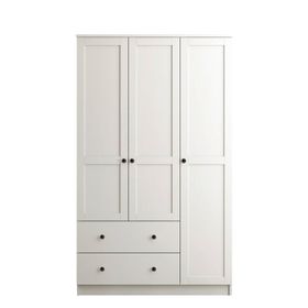 Rabi Side 3 Kapak 2 Çekmece 210 Beyaz Gardırop