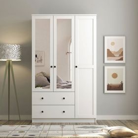 Rabi Side 3 Kapak 2 Çekmece Aynalı Gardırop