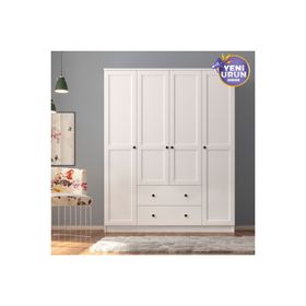 Rabi Side 4 Kapak 2 Çekmece Gardırop