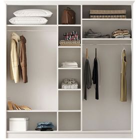 Rabi Side 5 Kapaklı 184 Beyaz Gardırop