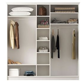 Rabi Side 5 Kapaklı 210 Beyaz Gardırop