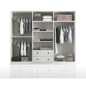 Rabi Side 6 Kapak 2 Çekmece Aynalı Gardırop