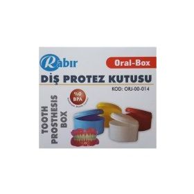 Rabır Diş Protezi Saklama Kutusu