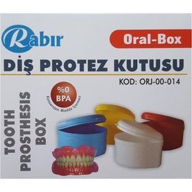 Rabır Diş Protezi Saklama Kutusu