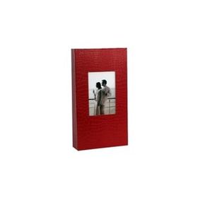 Rabsev 10x15 cm 300 Fotoğraf Kapasiteli Lüks Pencereli Deri Fotoğraf Albümü