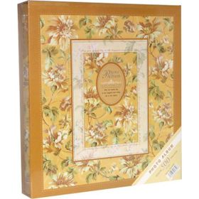 Rabsev 10x15 cm 500 Fotoğraf Kapasiteli Kutulu Çiçek Desenli Lüks Ofset Fotoğraf Albümü