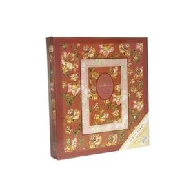 Rabsev 10x15 cm 500 Fotoğraf Kapasiteli Kutulu Çiçek Desenli Lüks Ofset Fotoğraf Albümü
