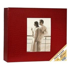 Rabsev 10x15 cm 600 Fotoğraf Kapasiteli Lüks Pencereli Deri Fotoğraf Albümü