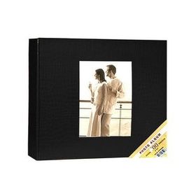 Rabsev 10x15 cm 600 Fotoğraf Kapasiteli Lüks Pencereli Deri Fotoğraf Albümü