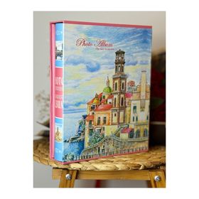 Rabsev RS022 10x15 cm 200 Fotoğraf Kapasiteli Yaz Esintisi Desenli Kutulu Fotoğraf Albümü