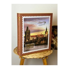 Rabsev RS22 10x15 cm 500'lük Lüx Desenli Kutulu Yatay Dikey Modeli Fotoğraf Albümü