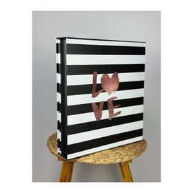 Rabsev RS25 10x15 cm 600 Lük Love Desenli Kutulu Yatay Dikey Modeli Fotoğraf Albümü