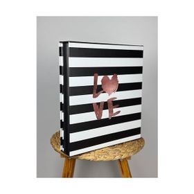 Rabsev RS25 10x15 cm 600 Lük Love Desenli Kutulu Yatay Dikey Modeli Fotoğraf Albümü