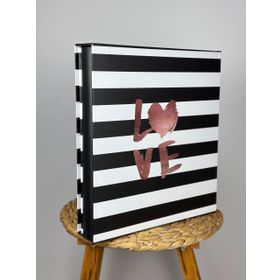 Rabsev RS25 10x15 cm 600 Lük Love Desenli Kutulu Yatay Dikey Modeli Fotoğraf Albümü