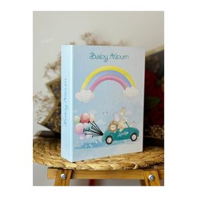 Rabsev RS306 10x15 cm 200 Fotoğraf Kapasiteli Baby Desenli Lüks Fotoğraf Albümü