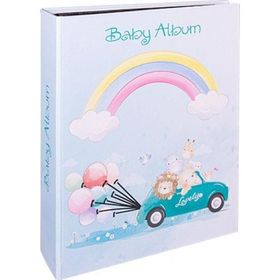Rabsev RS306 10x15 cm 200 Fotoğraf Kapasiteli Baby Desenli Lüks Fotoğraf Albümü