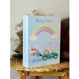 Rabsev RS306 10x15 cm 200 Fotoğraf Kapasiteli Baby Desenli Lüks Fotoğraf Albümü