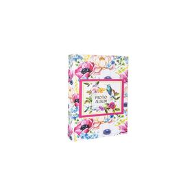 Rabsev RS306 10x15 cm 200 Fotoğraf Kapasiteli Çiçekler Desenli Lüks Fotoğraf Albümü