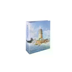 Rabsev RS306 10x15 cm 200 Fotoğraf Kapasiteli İstanbul Desenli Lüks Fotoğraf Albümü