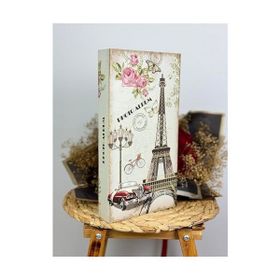 Rabsev RS307 10x15 cm 300 Fotoğraf Kapasiteli Eyfel Kulesi Desenli Lüks Fotoğraf Albümü