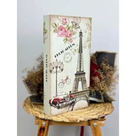 Rabsev RS307 10x15 cm 300 Fotoğraf Kapasiteli Eyfel Kulesi Desenli Lüks Fotoğraf Albümü