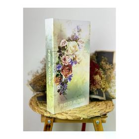 Rabsev RS307 10x15 cm 300 Fotoğraf Kapasiteli Gelin Buketi Desenli Lüks Fotoğraf Albümü