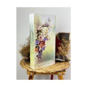 Rabsev RS307 10x15 cm 300 Fotoğraf Kapasiteli Gelin Buketi Desenli Lüks Fotoğraf Albümü